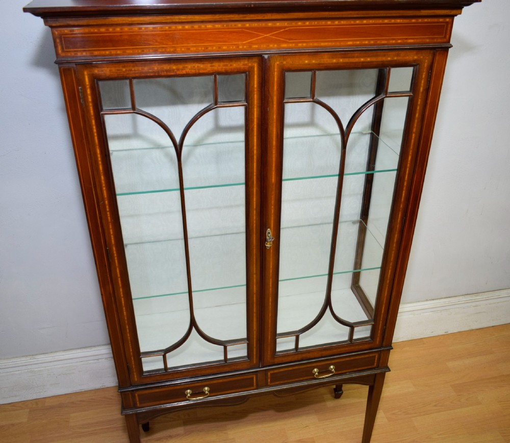 Edwardian Inlaid Display Cabinet View XXVI
