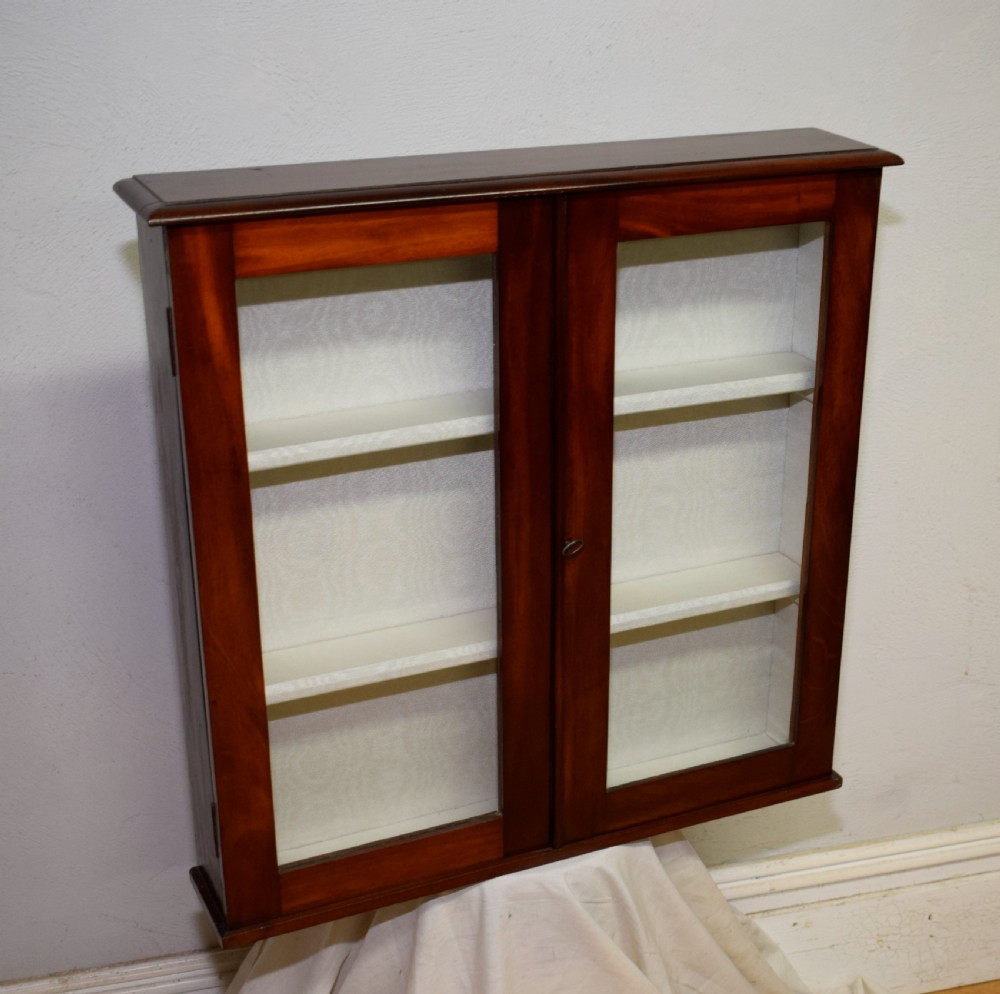 Victorian Glazed Wall Cabinet View II