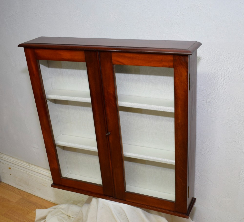 Victorian Glazed Wall Cabinet View V