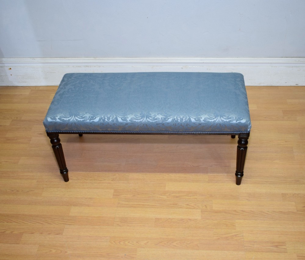 19th Century Mahogany Long Stool View VI