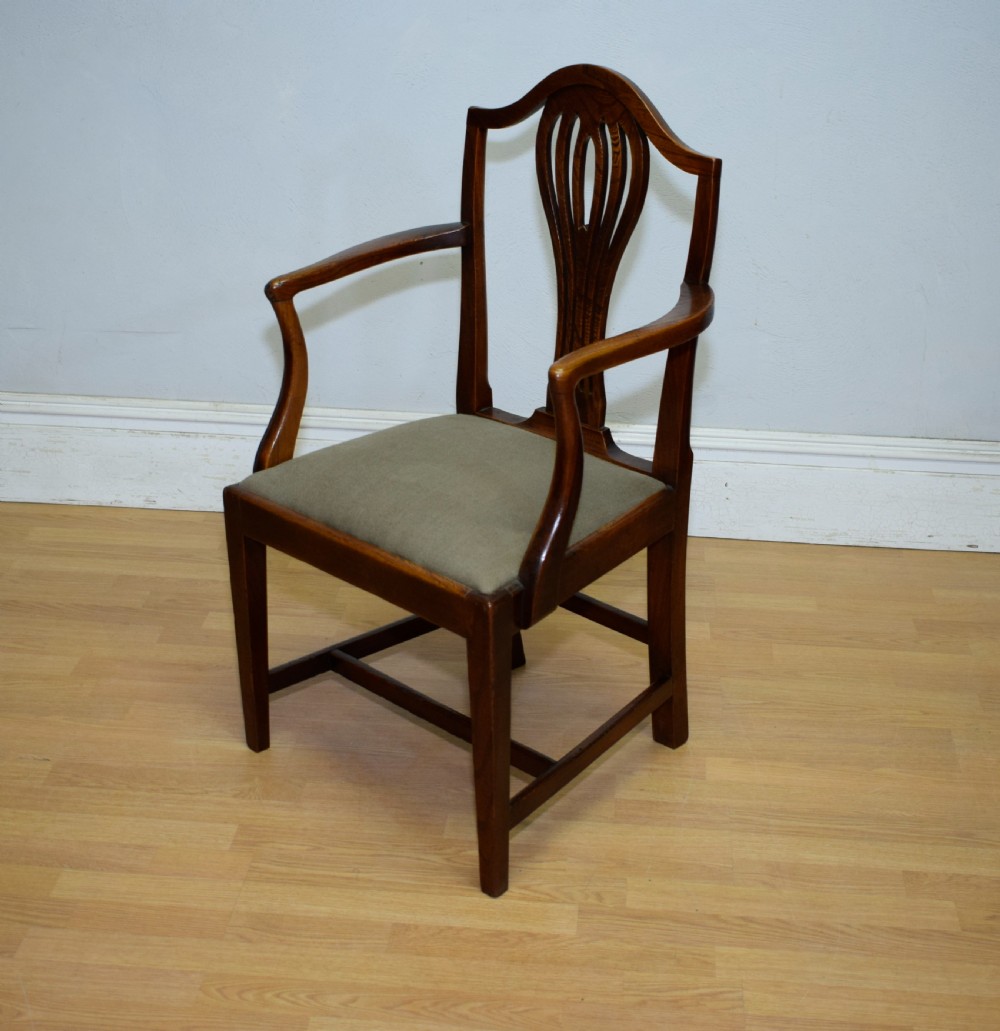 Georgian Period Elm Armchair View III