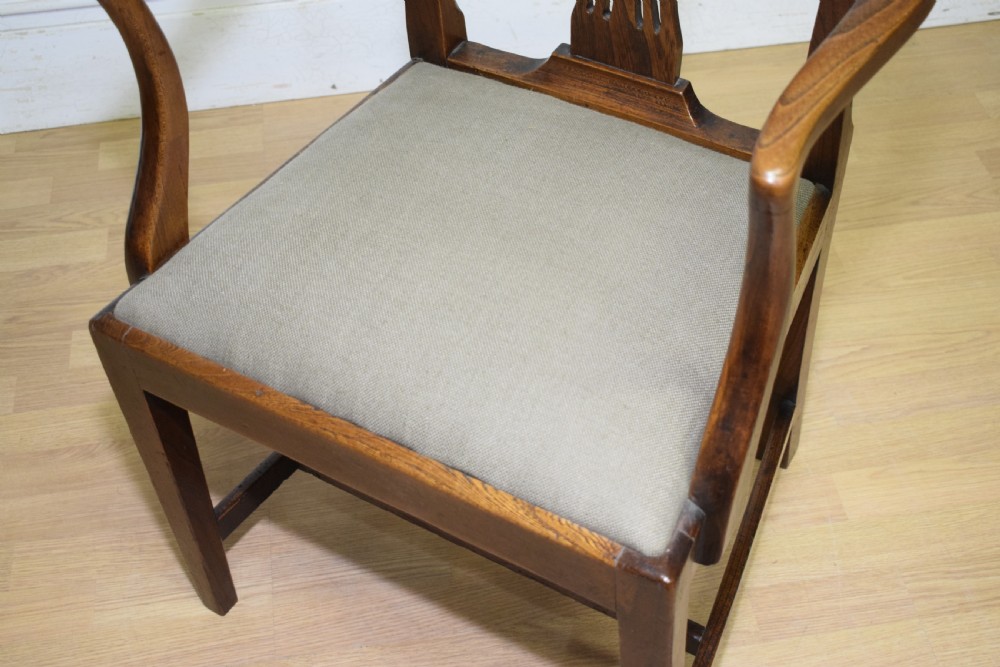 Georgian Period Elm Armchair View V