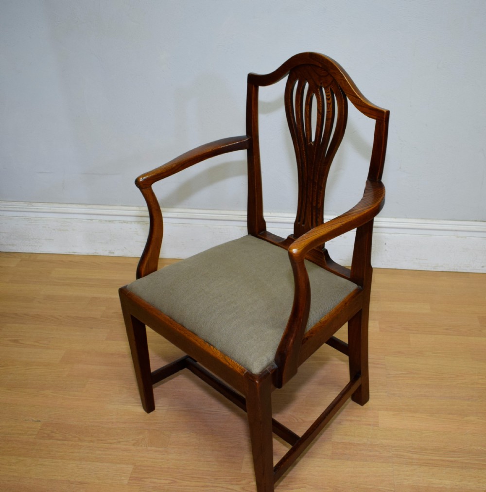 Georgian Period Elm Armchair View VI