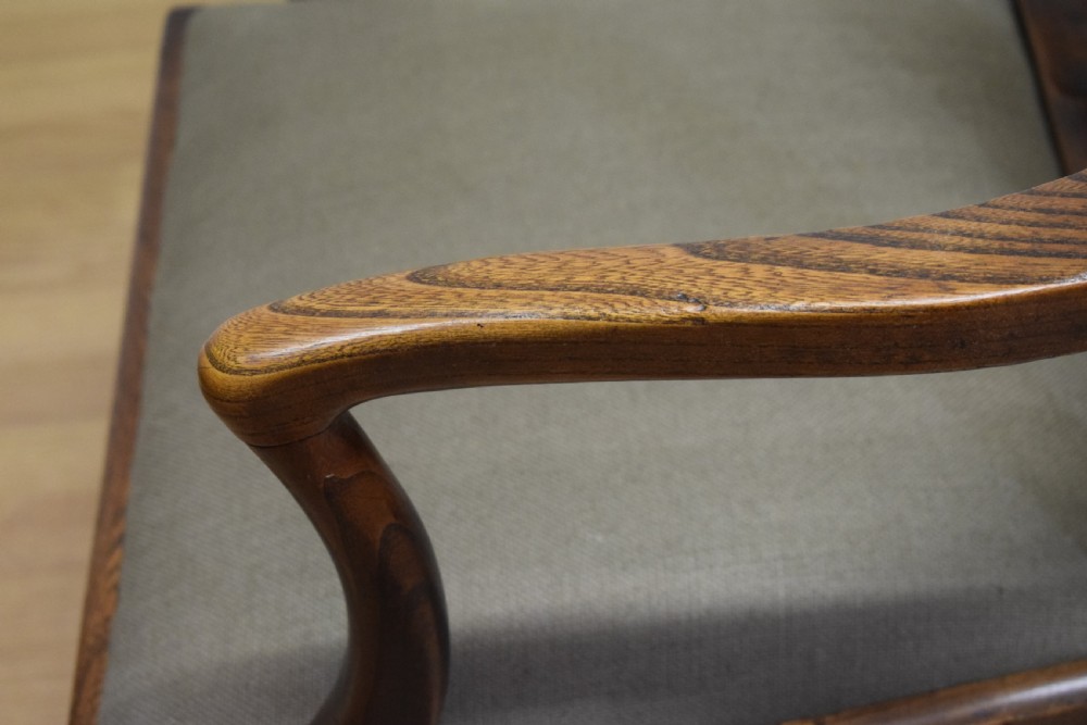 Georgian Period Elm Armchair View VIII