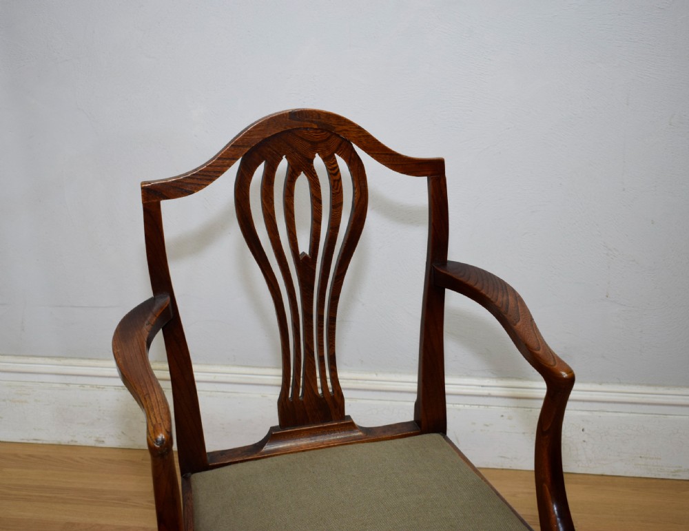 Georgian Period Elm Armchair View XI