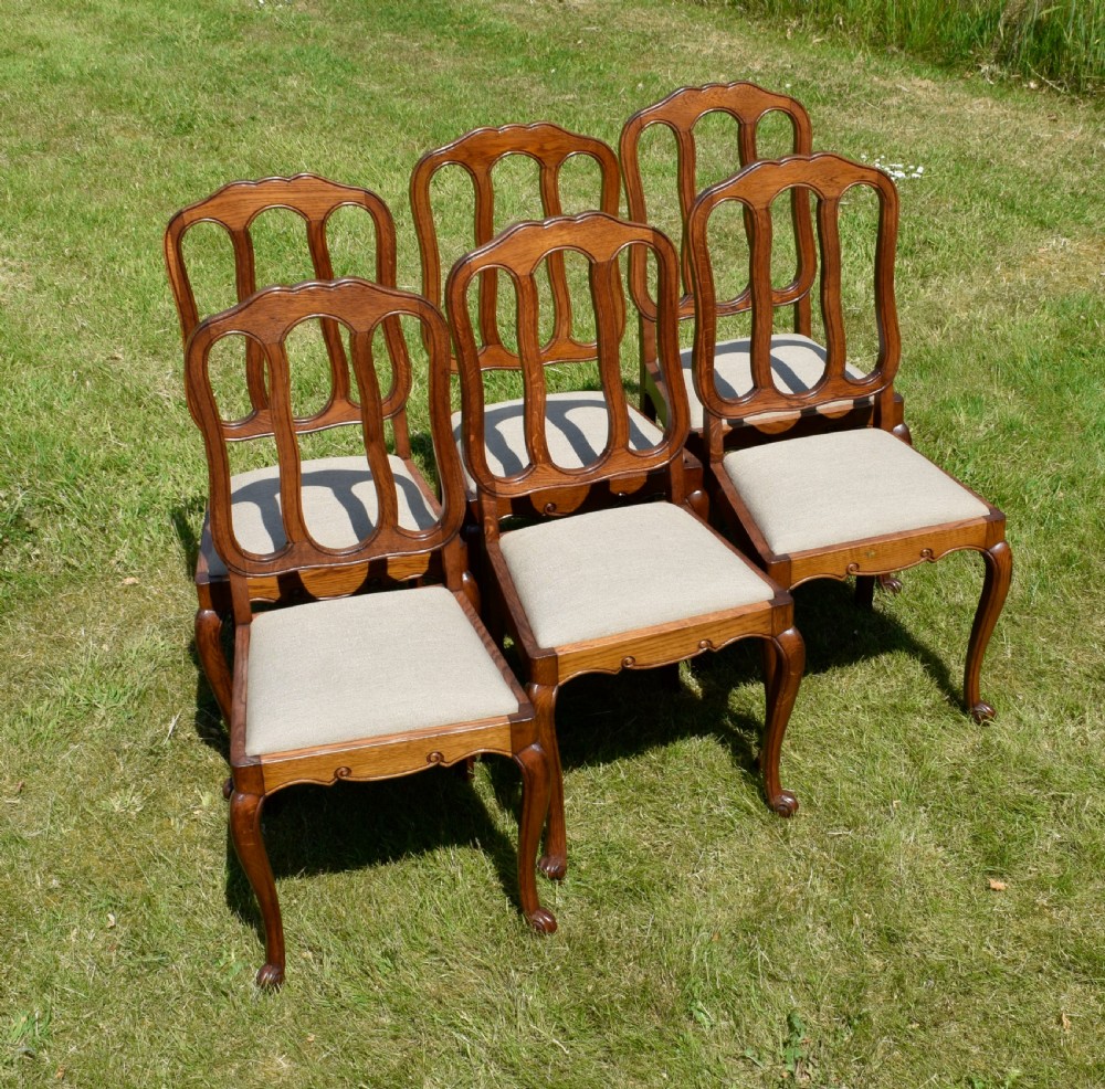 Early 20th Century Set of 6 French Dining Chairs View IV