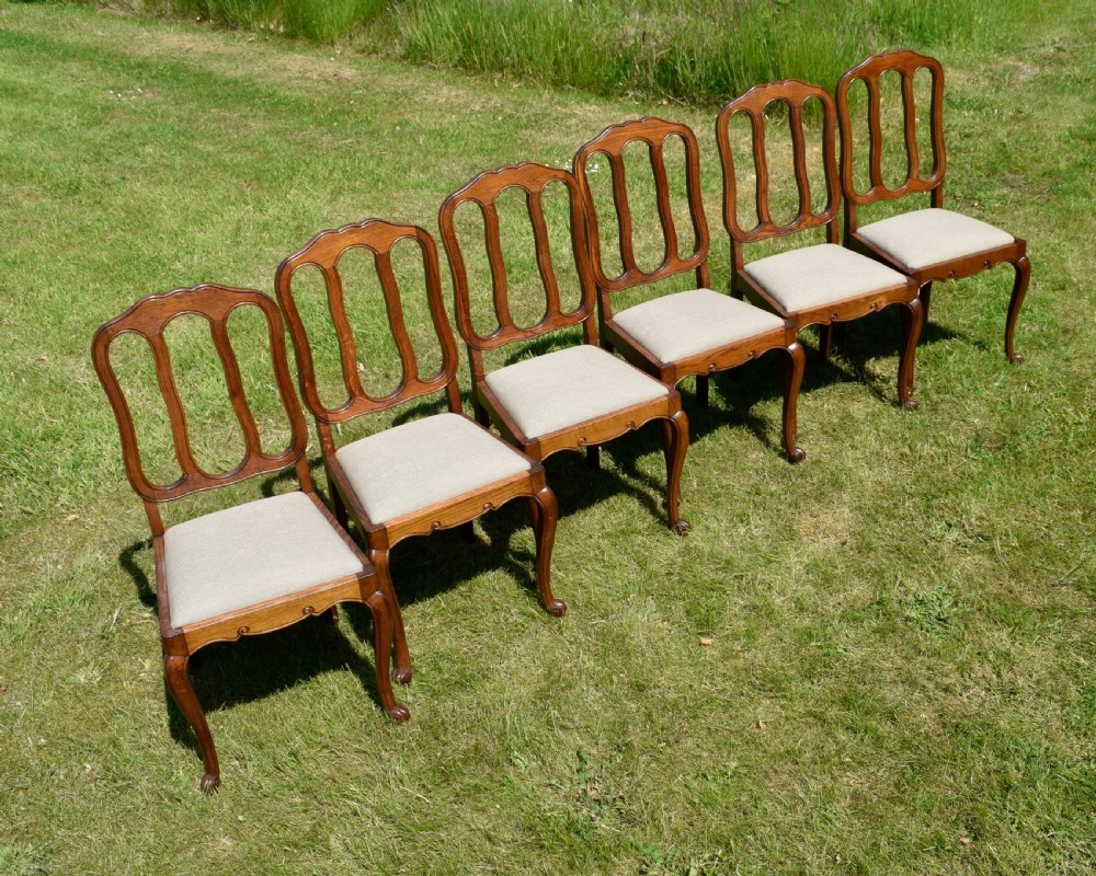 Early 20th Century Set of 6 French Dining Chairs View V