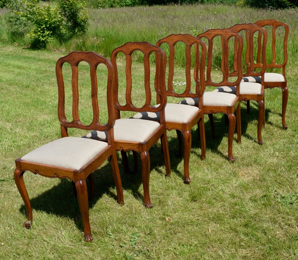Early 20th Century Set of 6 French Dining Chairs View VII