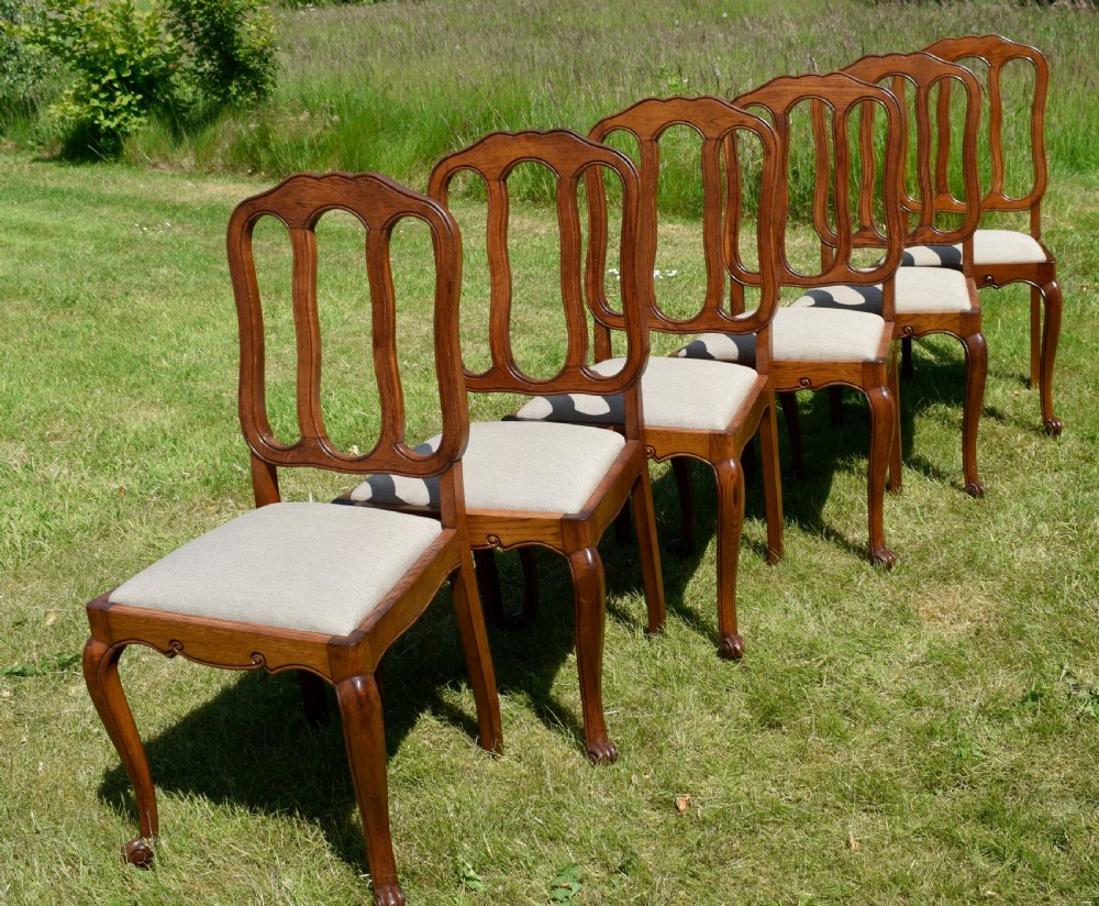 Early 20th Century Set of 6 French Dining Chairs View VIII