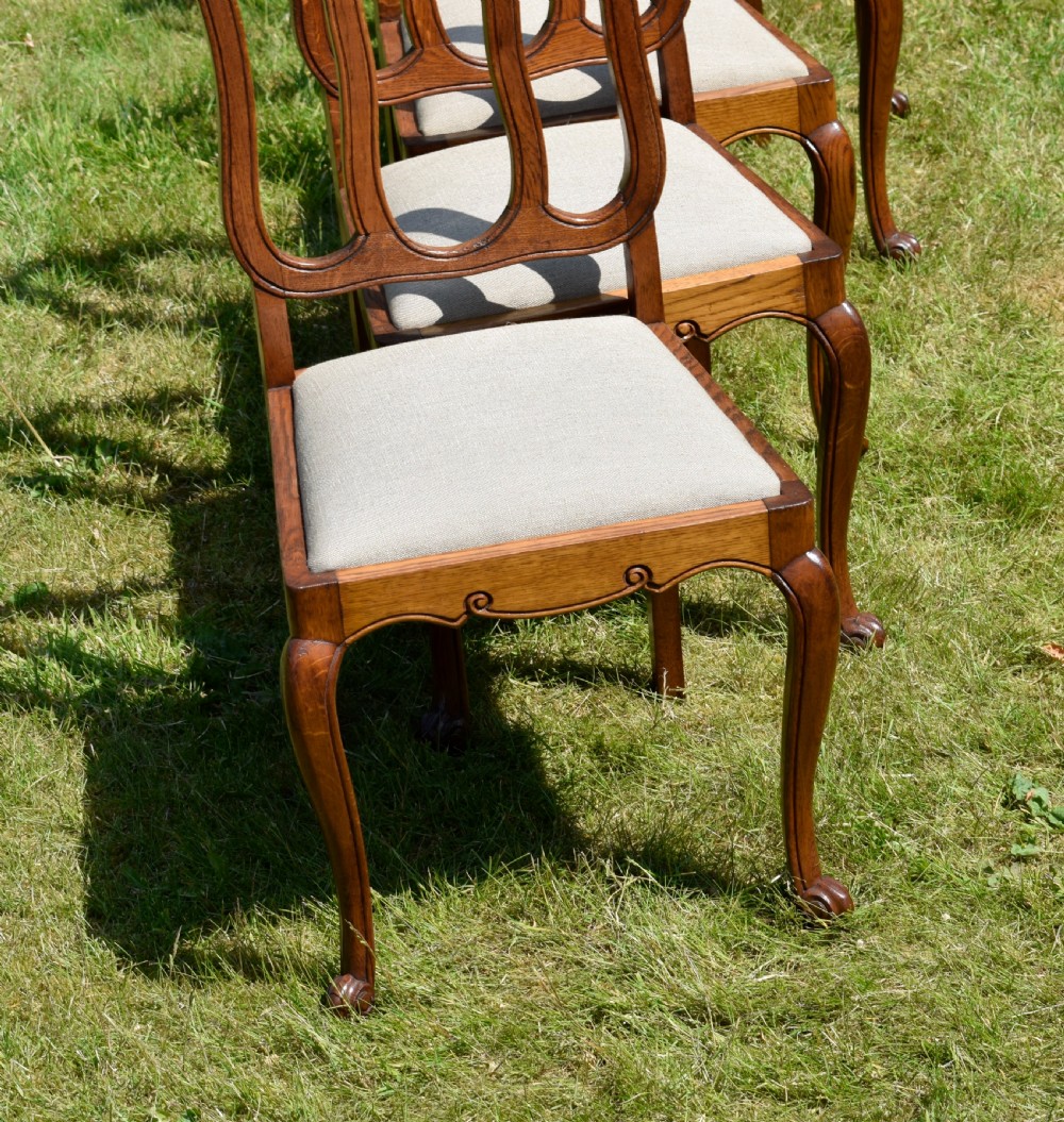 Early 20th Century Set of 6 French Dining Chairs View X
