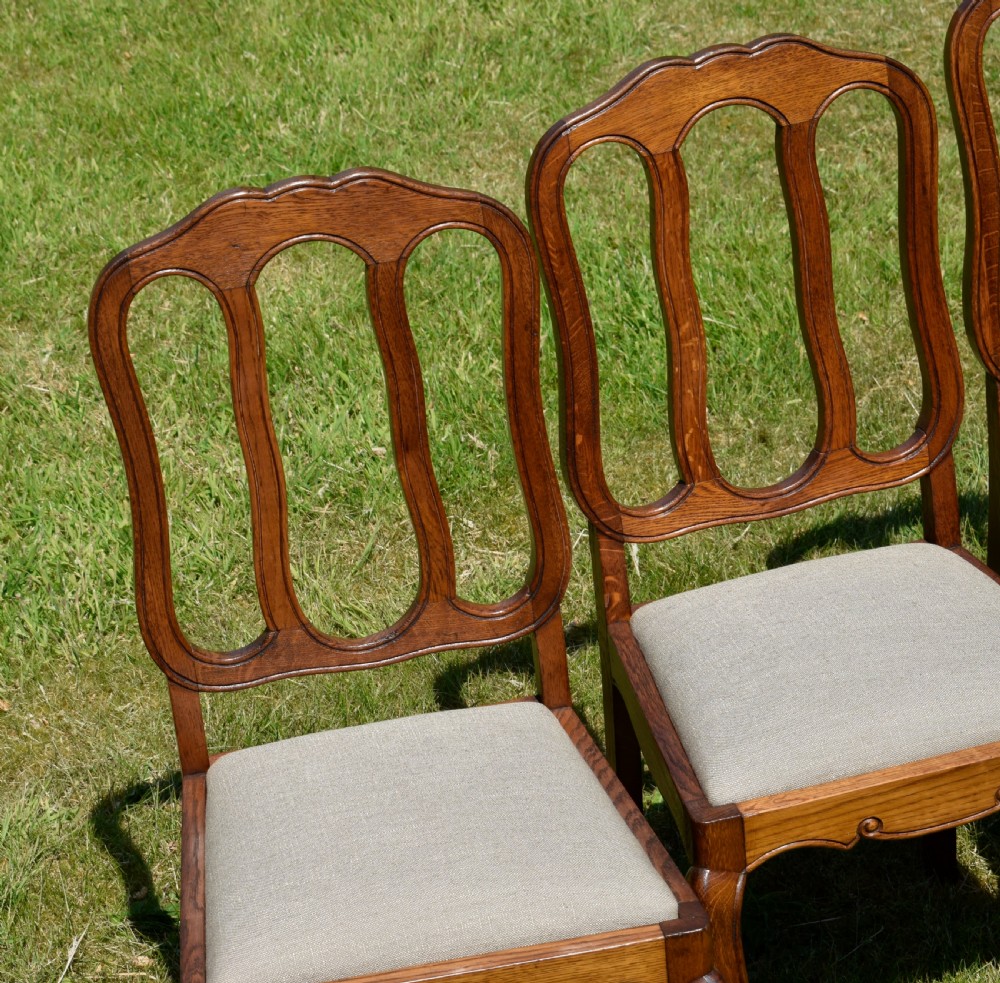 Early 20th Century Set of 6 French Dining Chairs View XIII