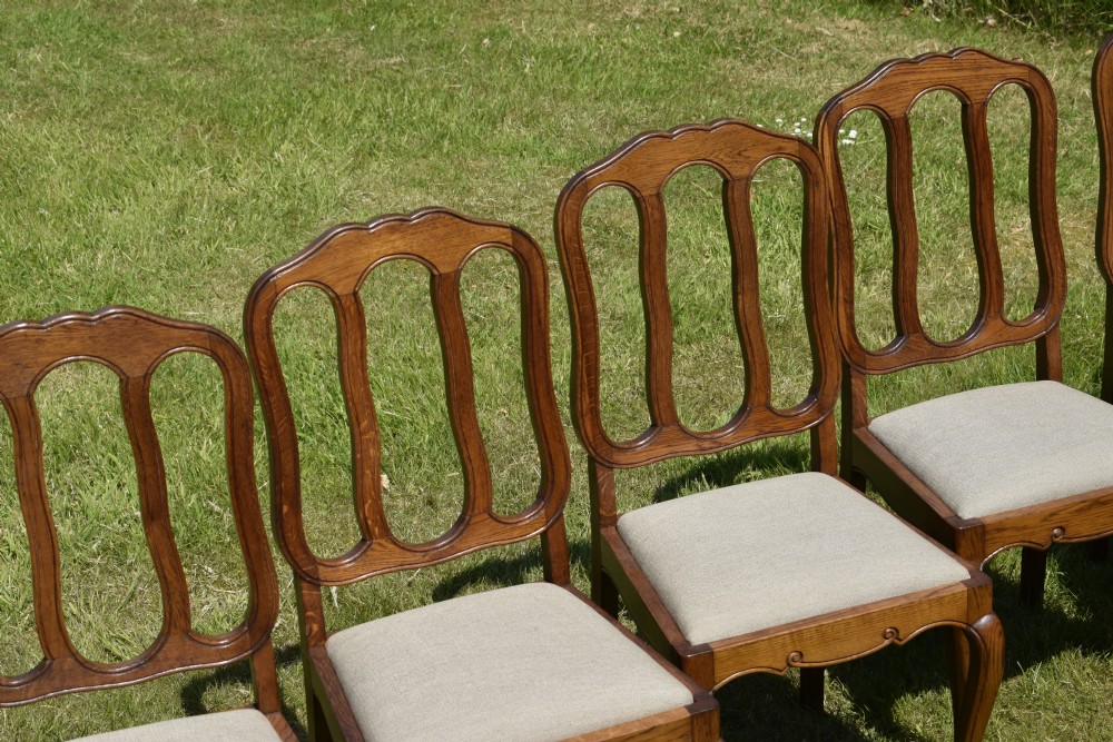 Early 20th Century Set of 6 French Dining Chairs View XIV