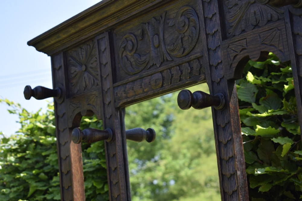 Victorian Carved Oak Hall Stand View VI