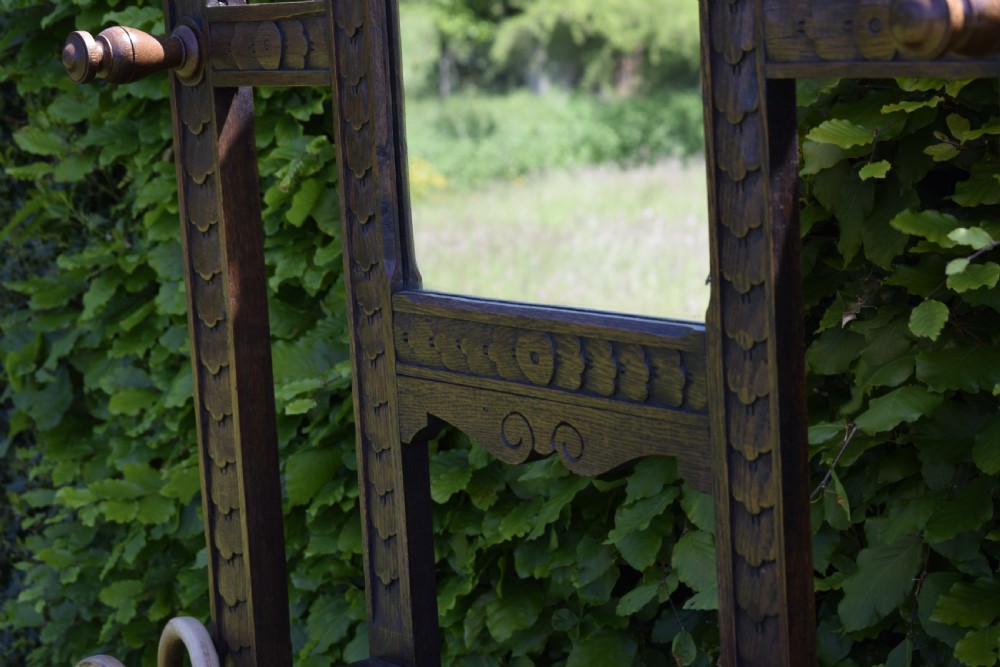 Victorian Carved Oak Hall Stand View VII