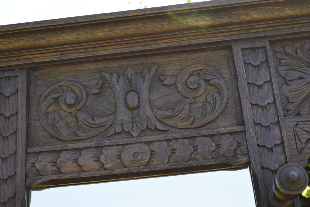 Victorian Carved Oak Hall Stand View XVII