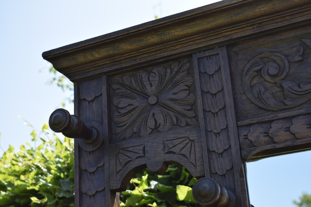 Victorian Carved Oak Hall Stand View XVIII