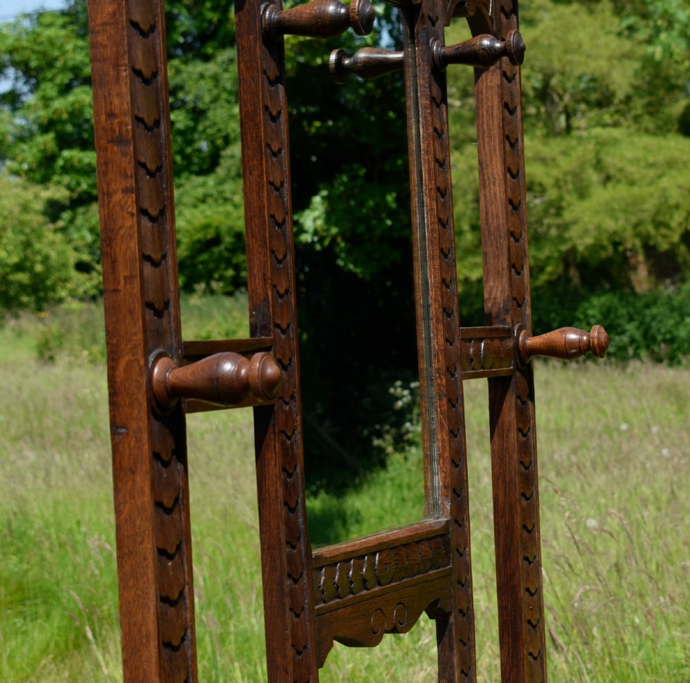 Victorian Carved Oak Hall Stand View XXII