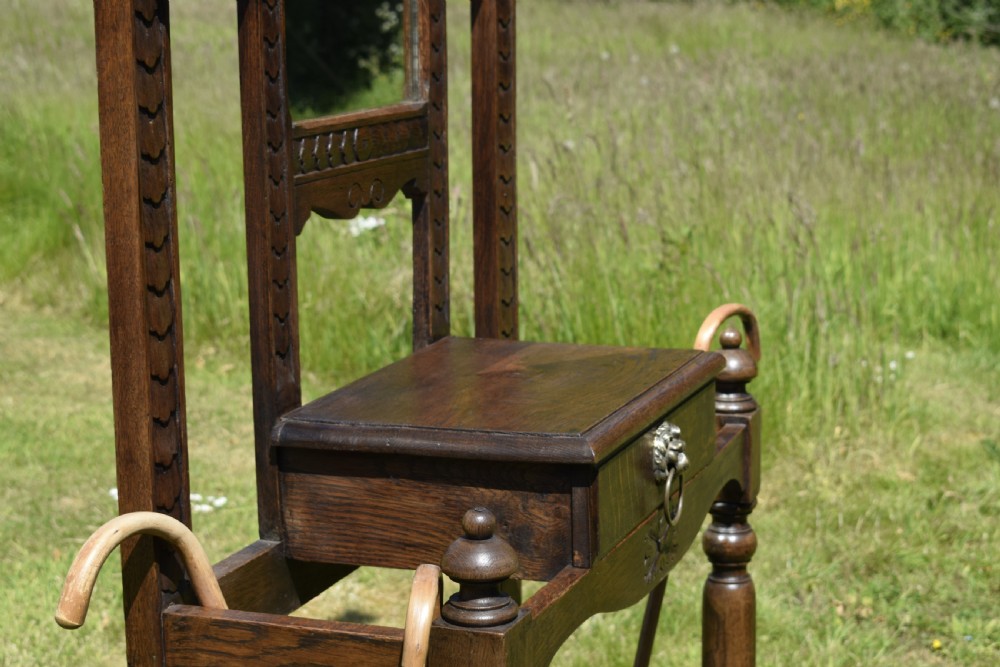 Victorian Carved Oak Hall Stand View XXIII