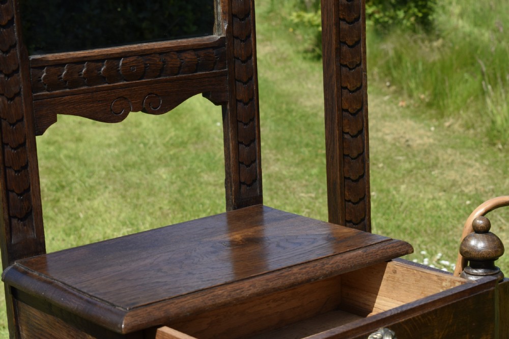Victorian Carved Oak Hall Stand View XXV