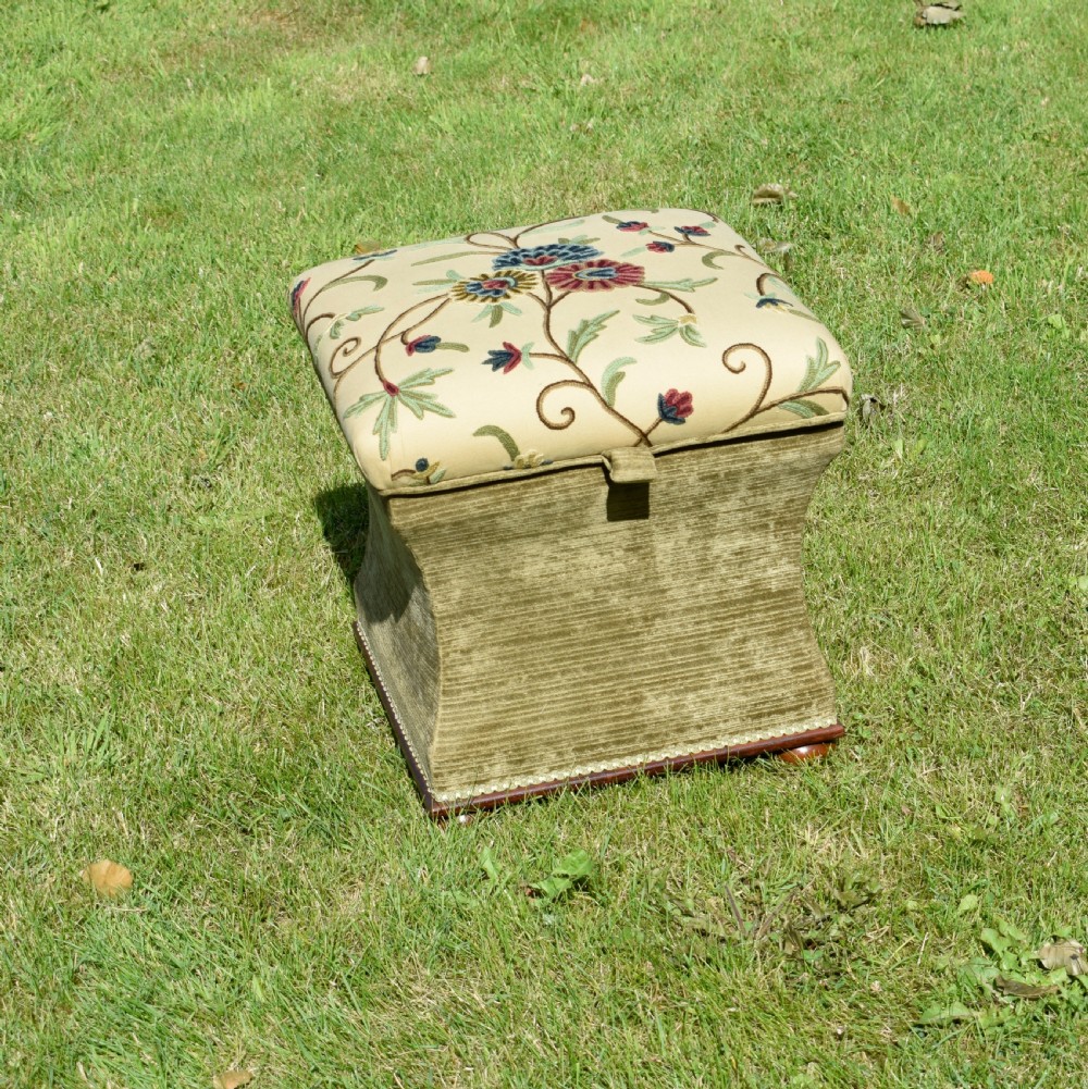 Victorian Ottoman Work Box View III