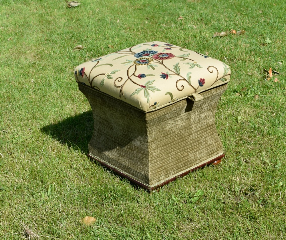 Victorian Ottoman Work Box View IV