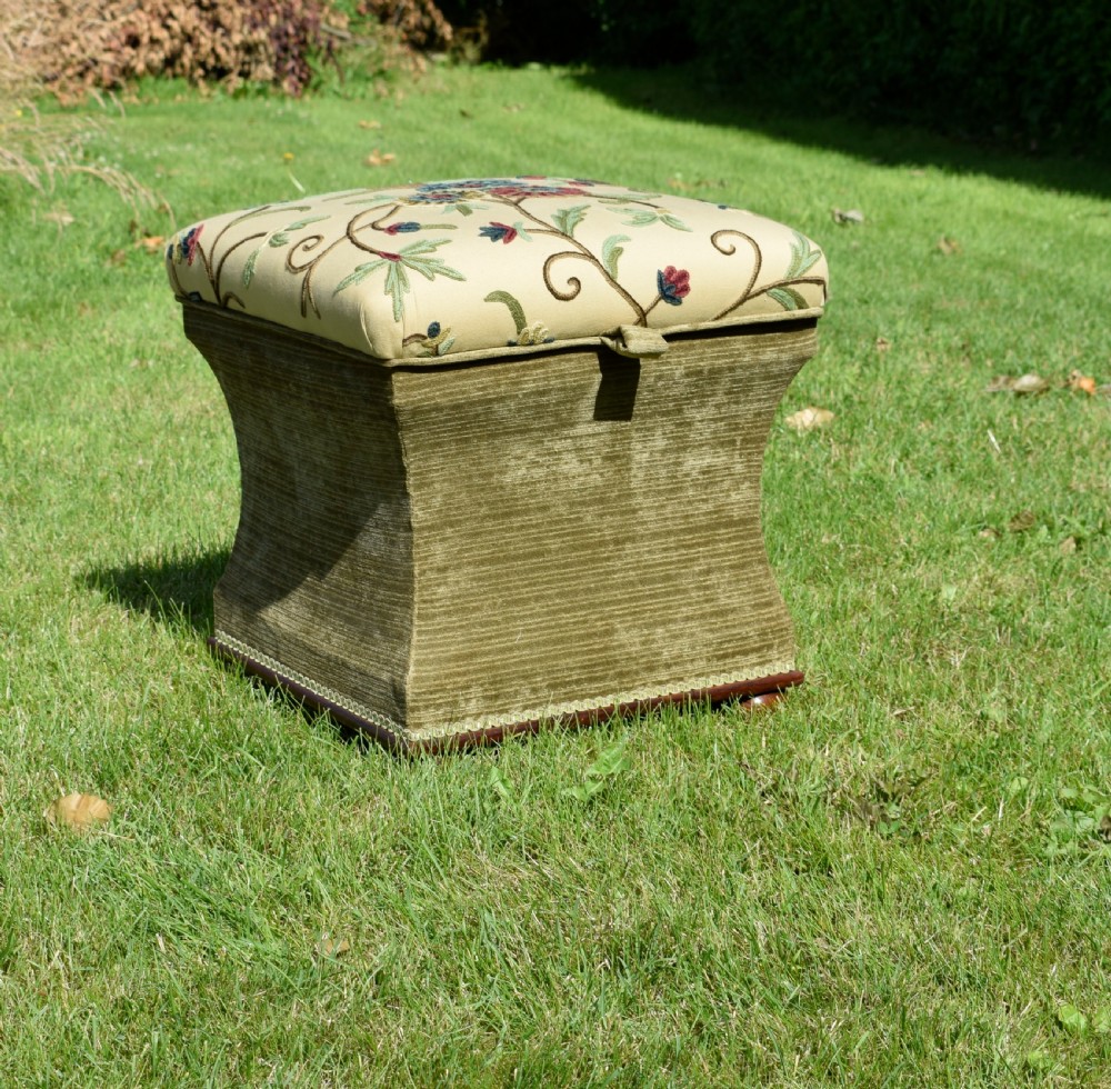 Victorian Ottoman Work Box View VI