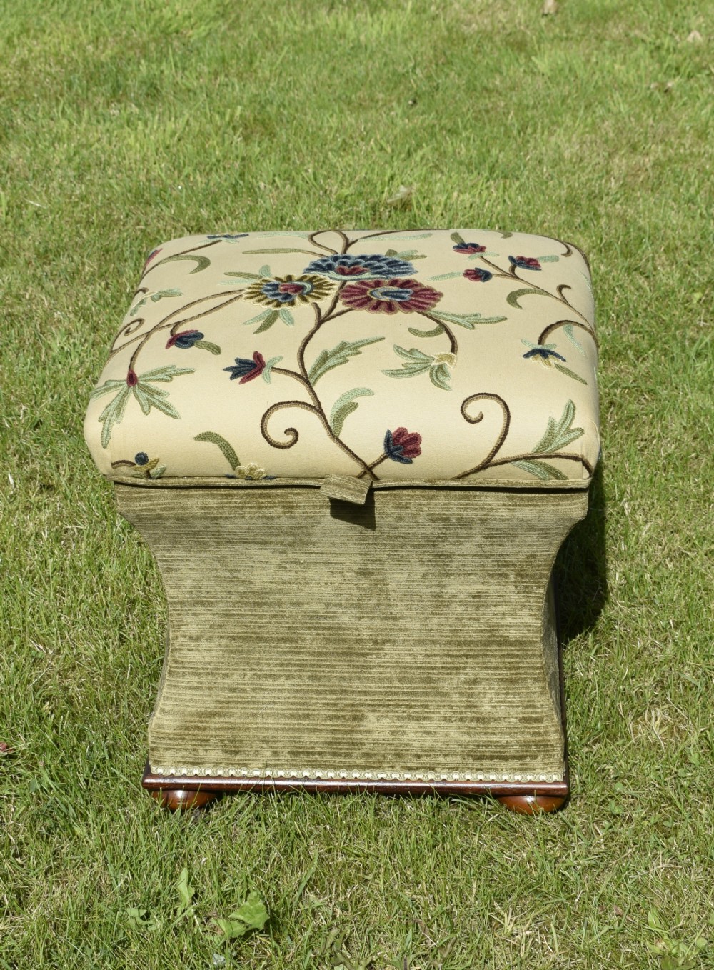 Victorian Ottoman Work Box View XVI