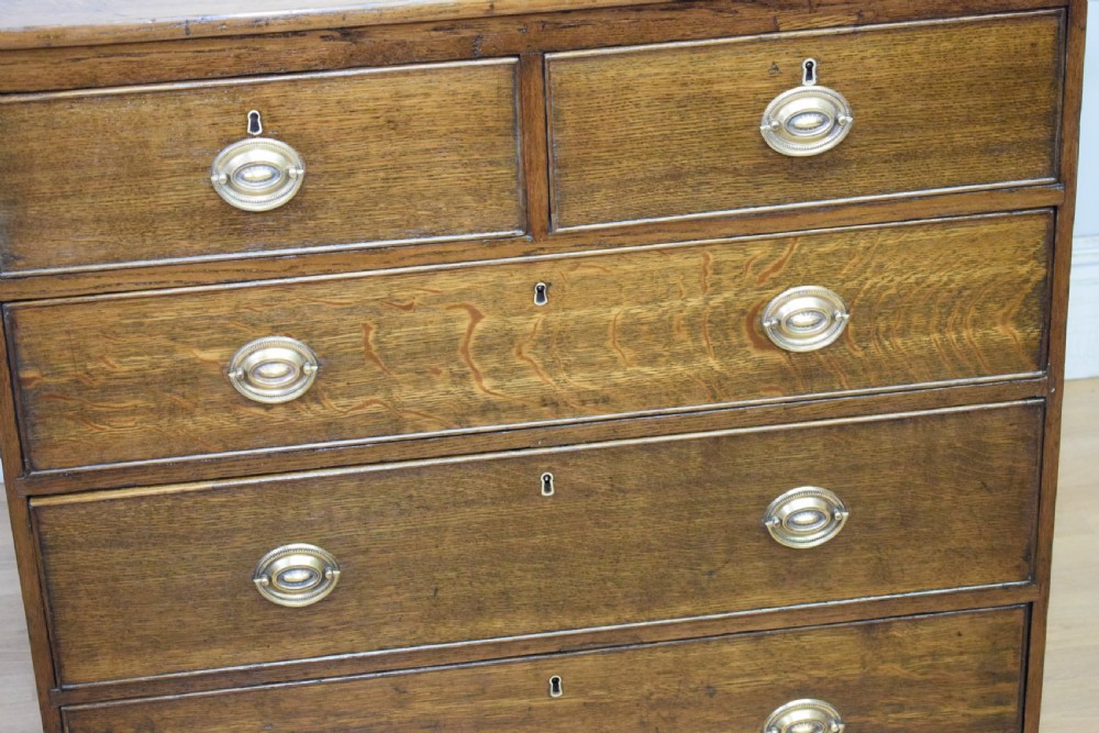 Georgian Period Oak Chest of Drawers  View III