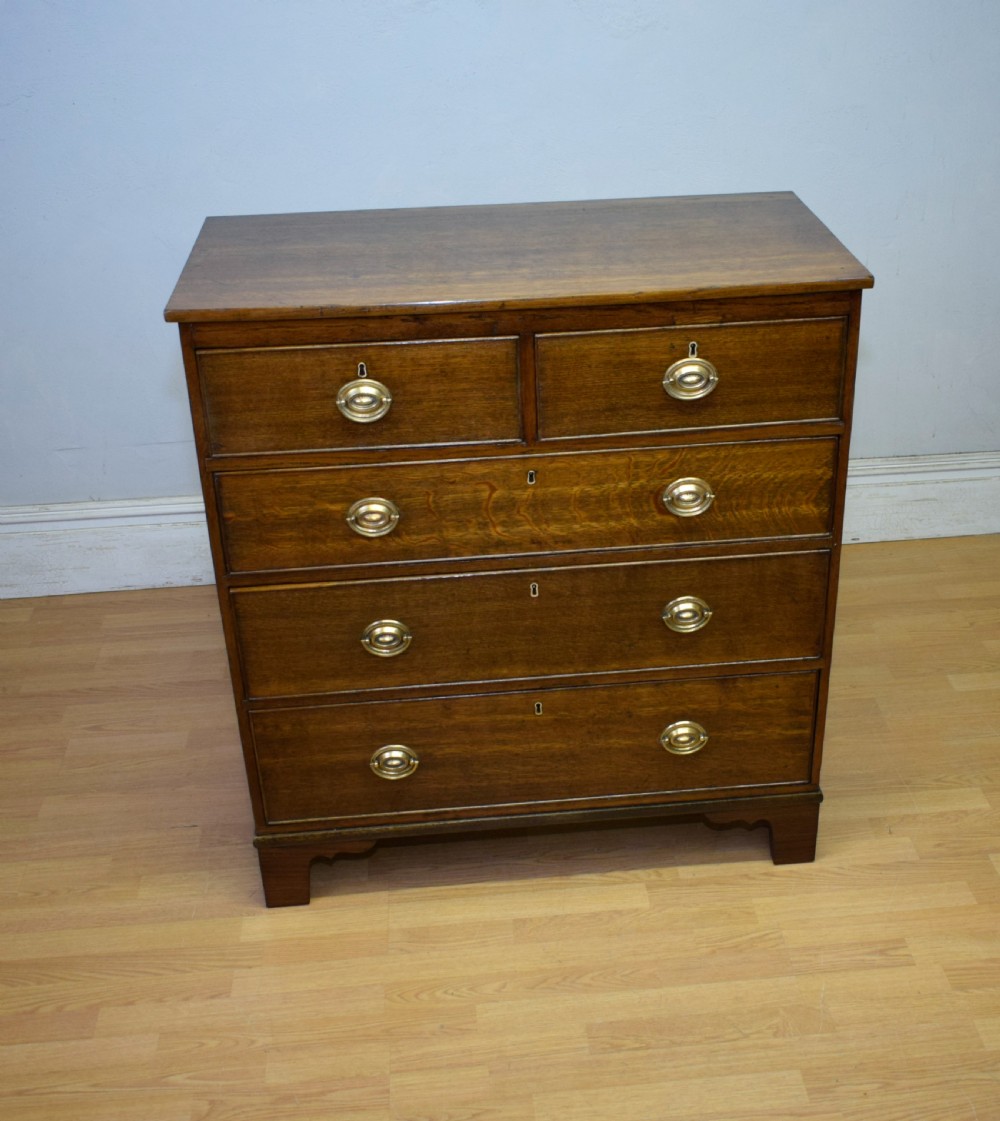 Georgian Period Oak Chest of Drawers  View IV