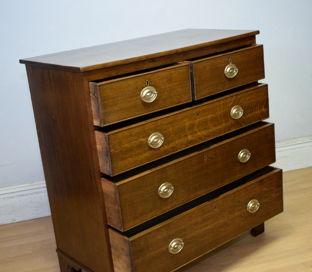 Georgian Period Oak Chest of Drawers  View XI