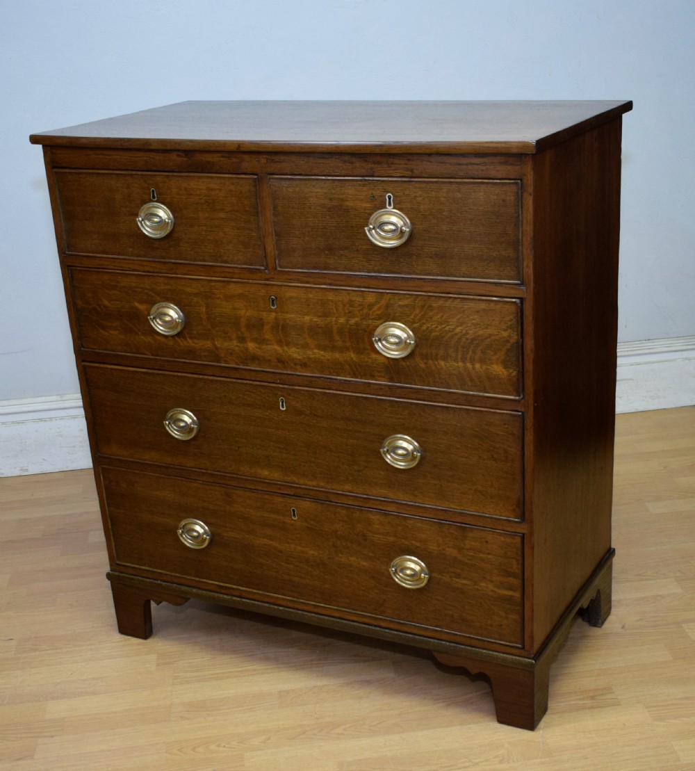 Georgian Period Oak Chest of Drawers  View XIV