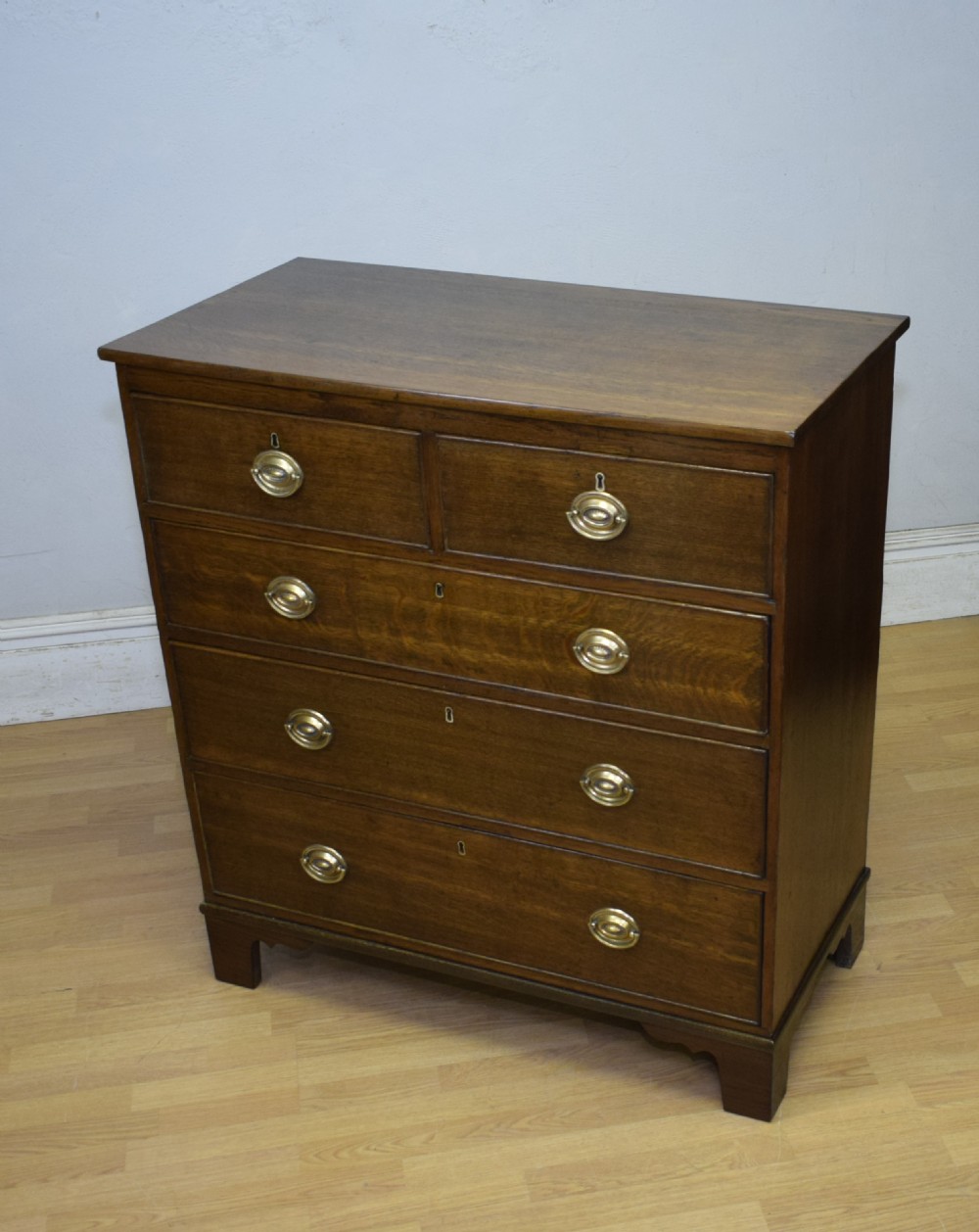 Georgian Period Oak Chest of Drawers  View XV
