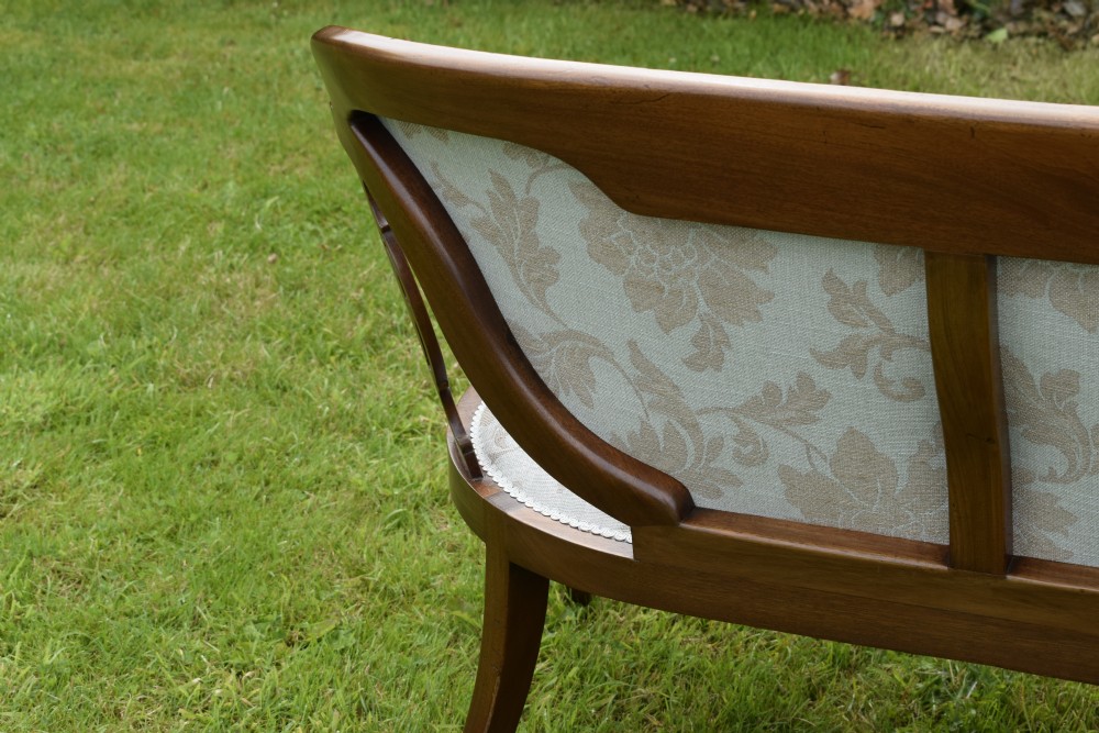 Victorian Mahogany & Rosewood Couch View XVIII