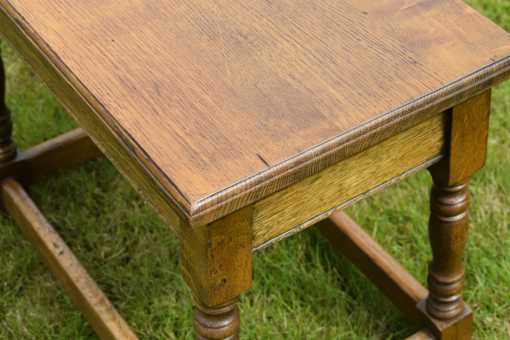 Early 20th Century Oak Coffee Table View VIII