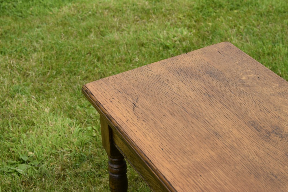 Early 20th Century Oak Coffee Table View IX