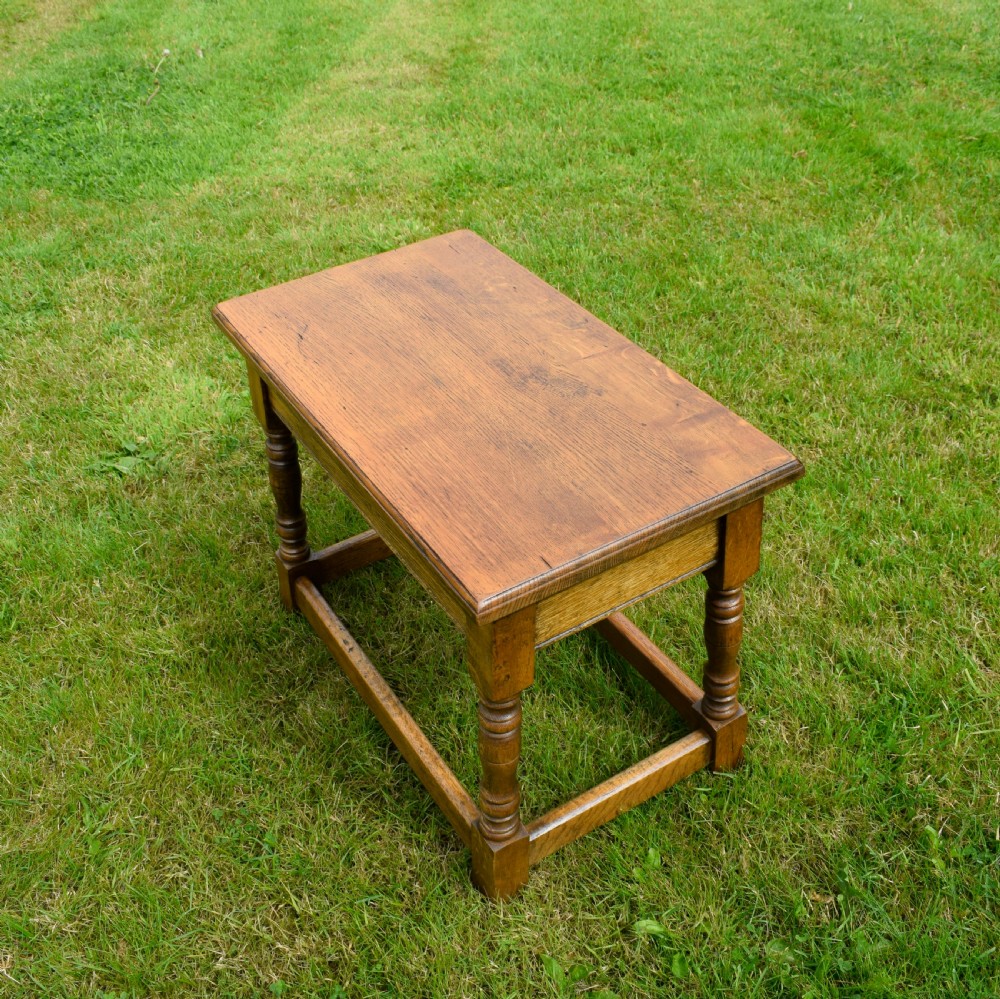Early 20th Century Oak Coffee Table View X