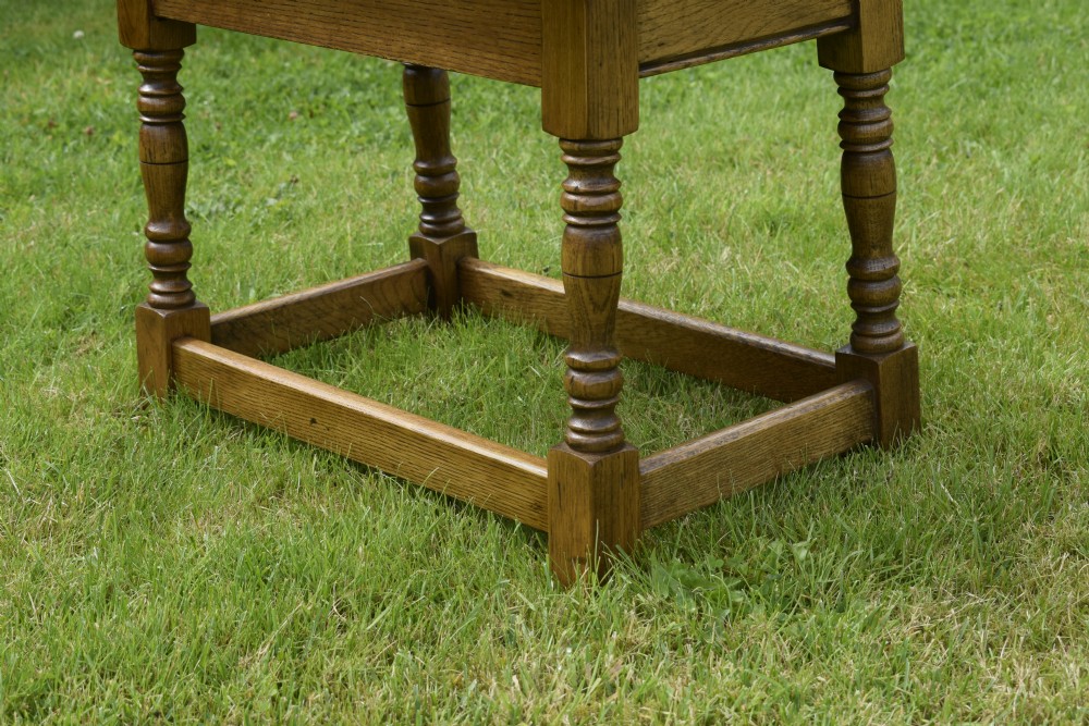 Early 20th Century Oak Coffee Table View XII