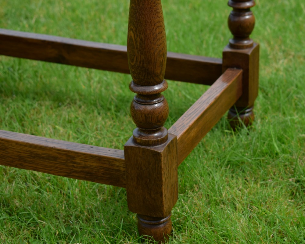  Carved Oak Occasional Table View VII