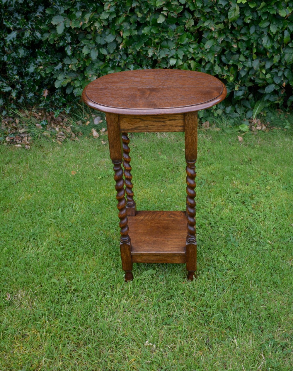 Oak Barley Twist Occasional Table