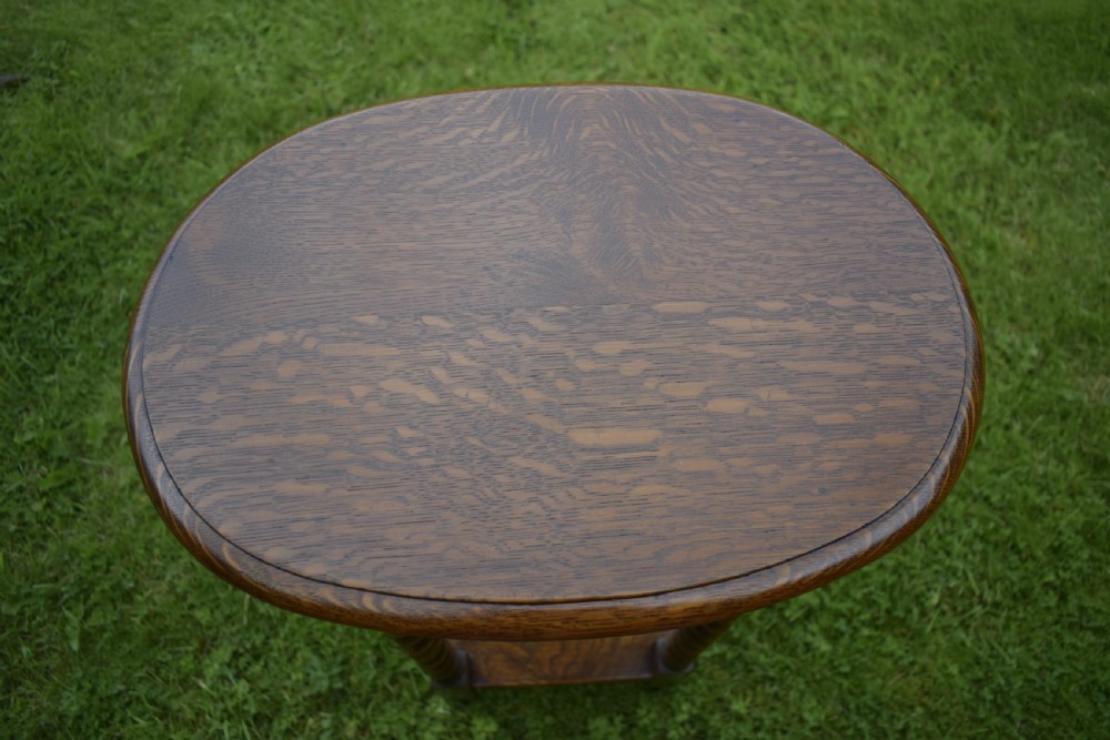 Oak Barley Twist Occasional Table View VI