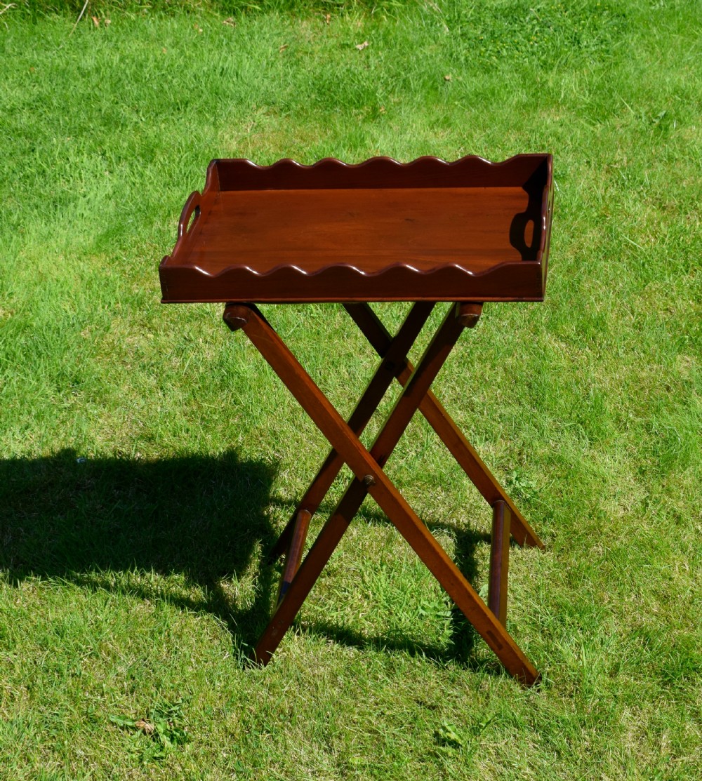 Victorian Butlers Tray On Stand View IV