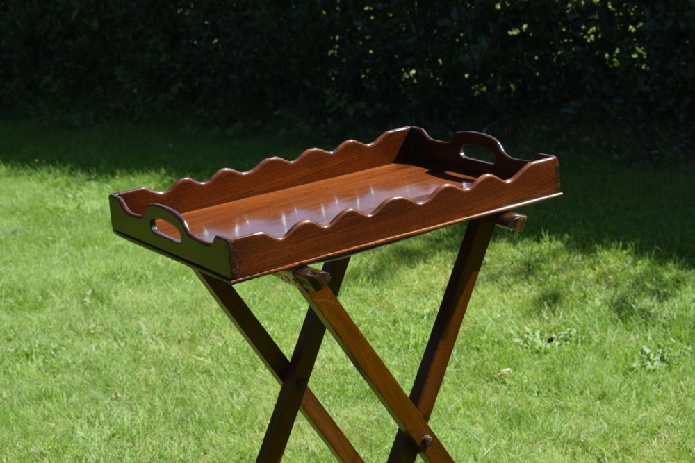 Victorian Butlers Tray On Stand View VI