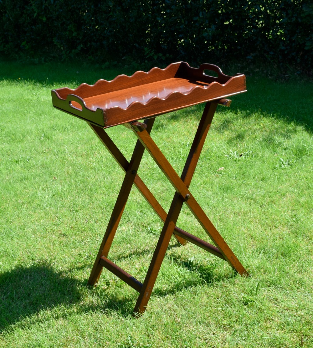 Victorian Butlers Tray On Stand View VII