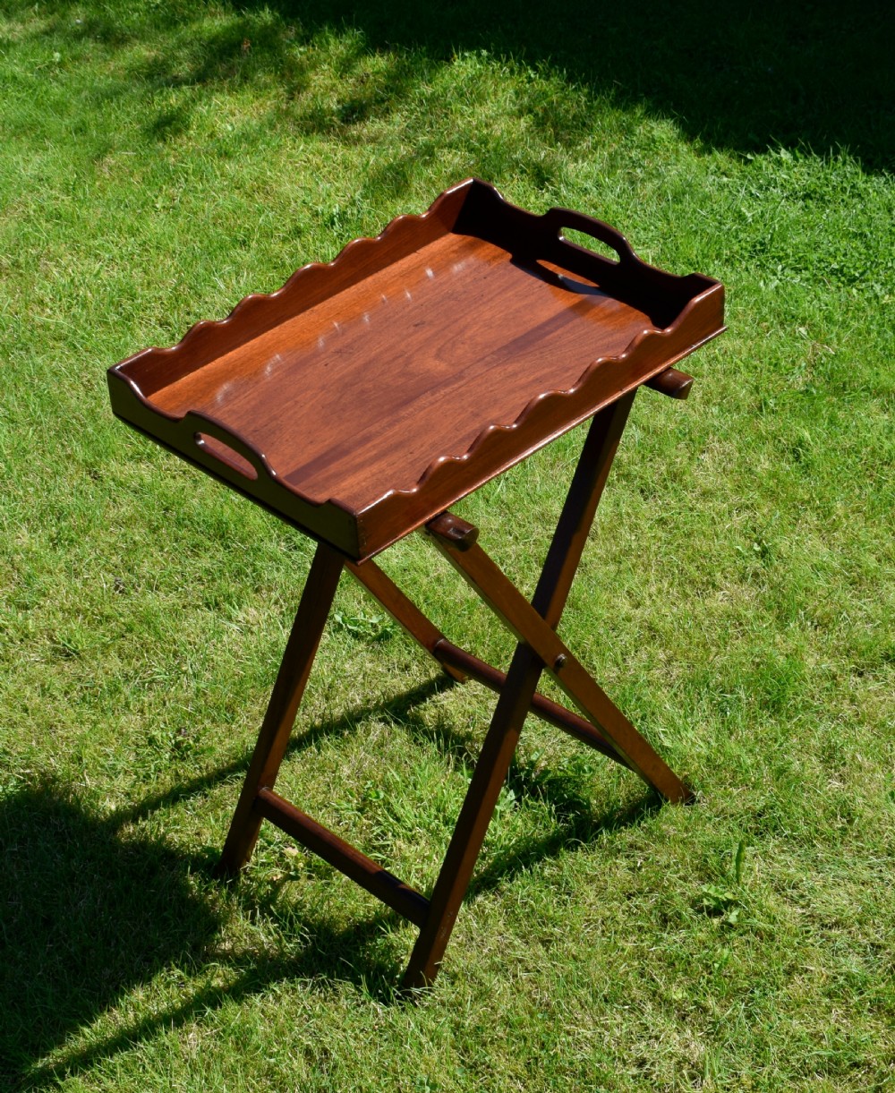 Victorian Butlers Tray On Stand View VIII