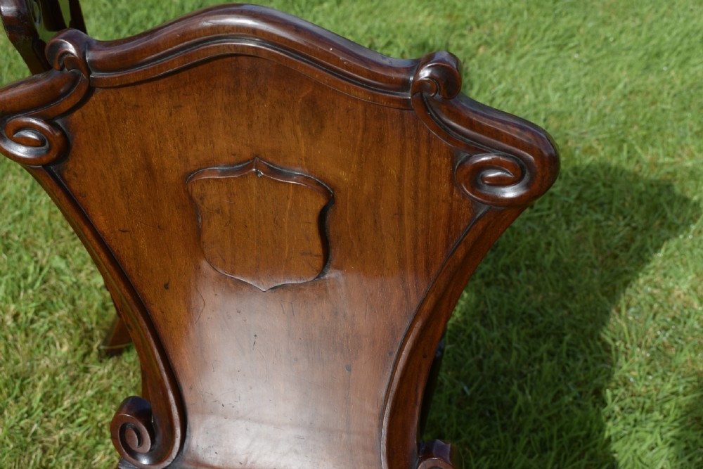 Pair of Regency Hall Chairs View V