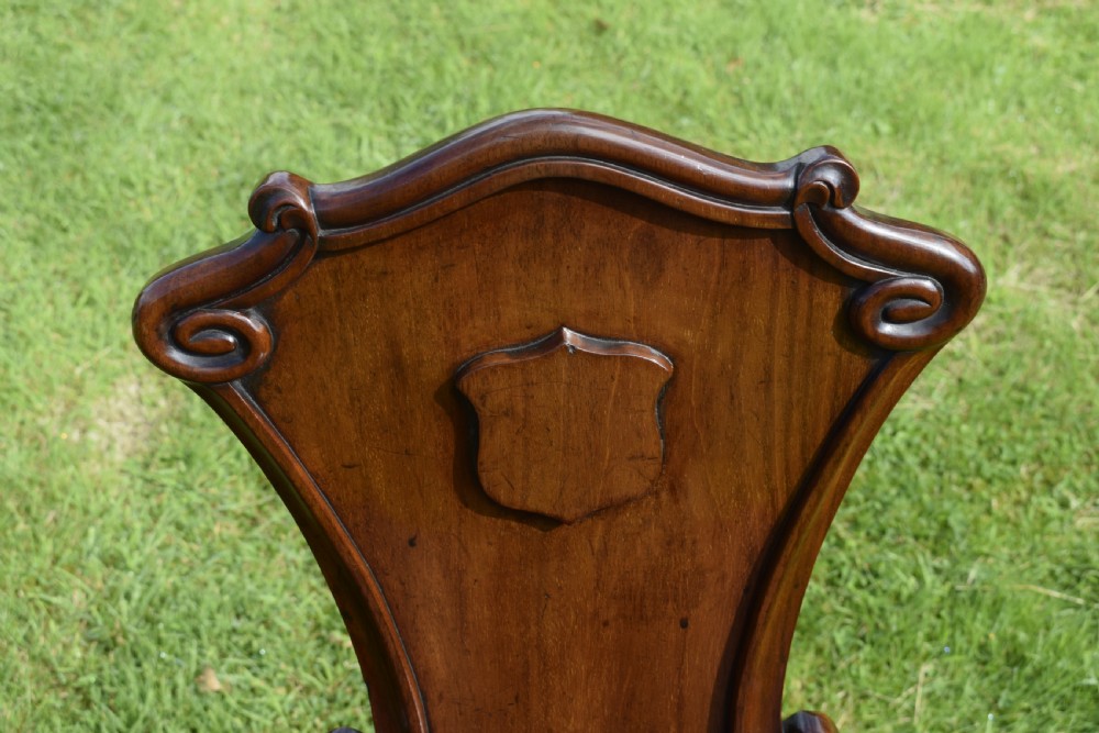 Pair of Regency Hall Chairs View XIV