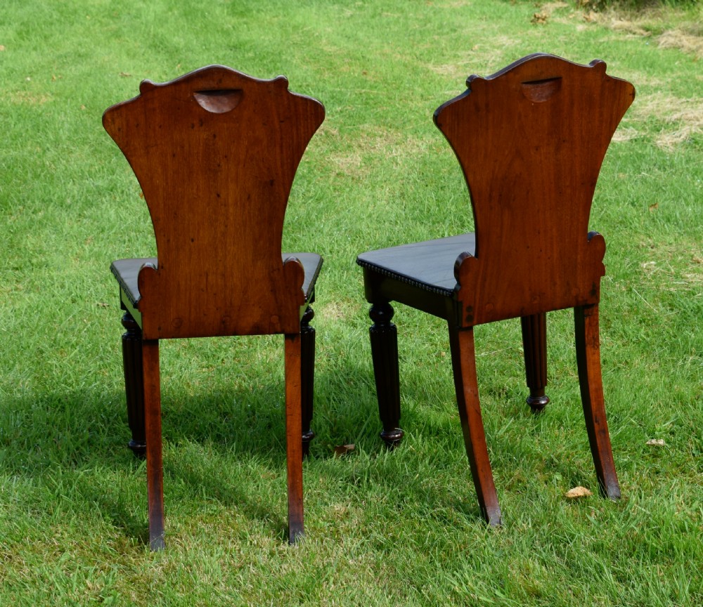 Pair of Regency Hall Chairs View XVIII