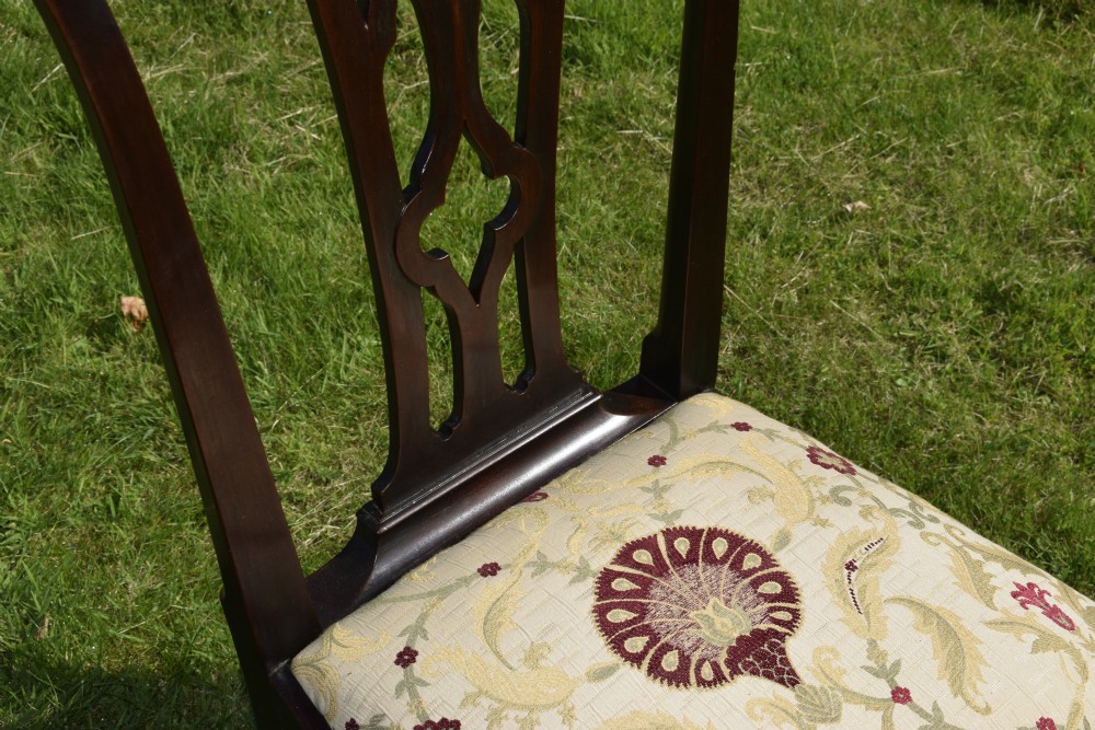 Georgian Period Chippendale Chair View IX