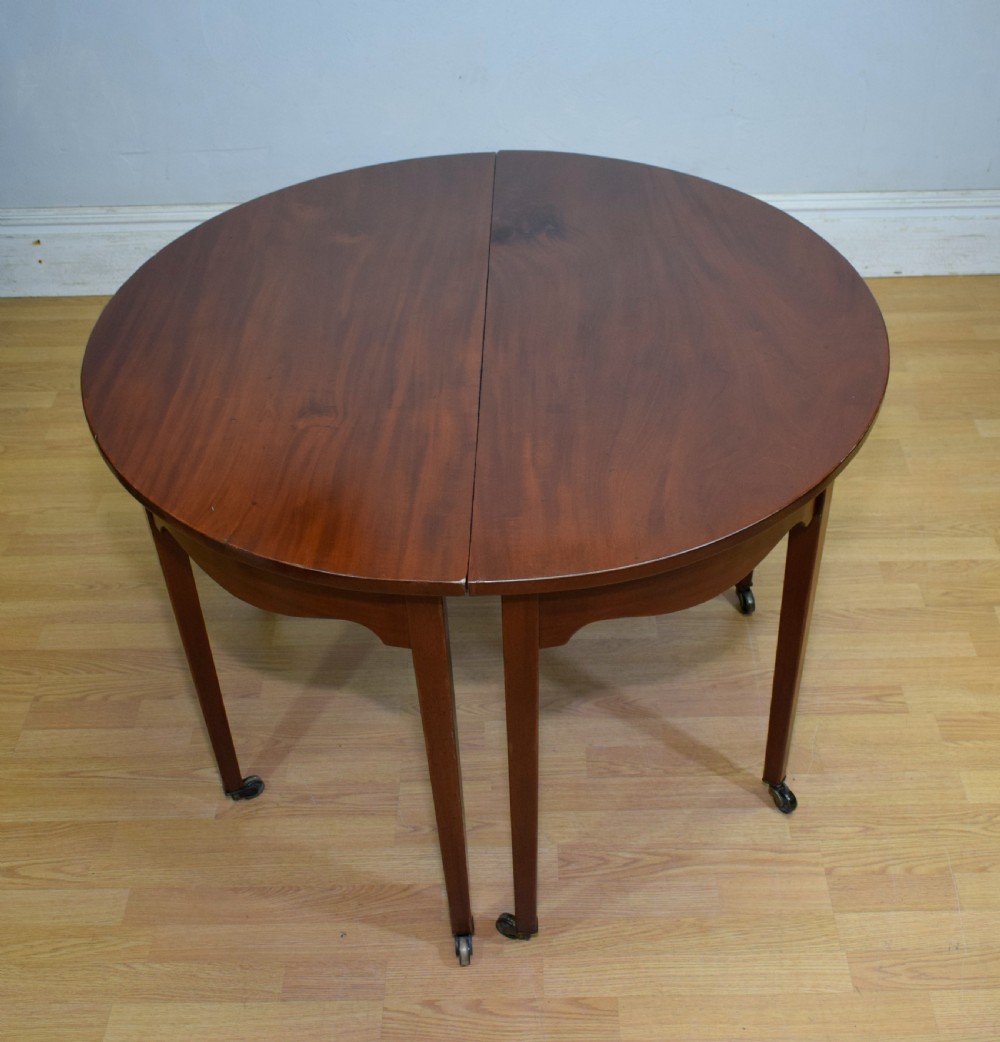 Pair of Georgian Consoles Tables Demi Lune View XV