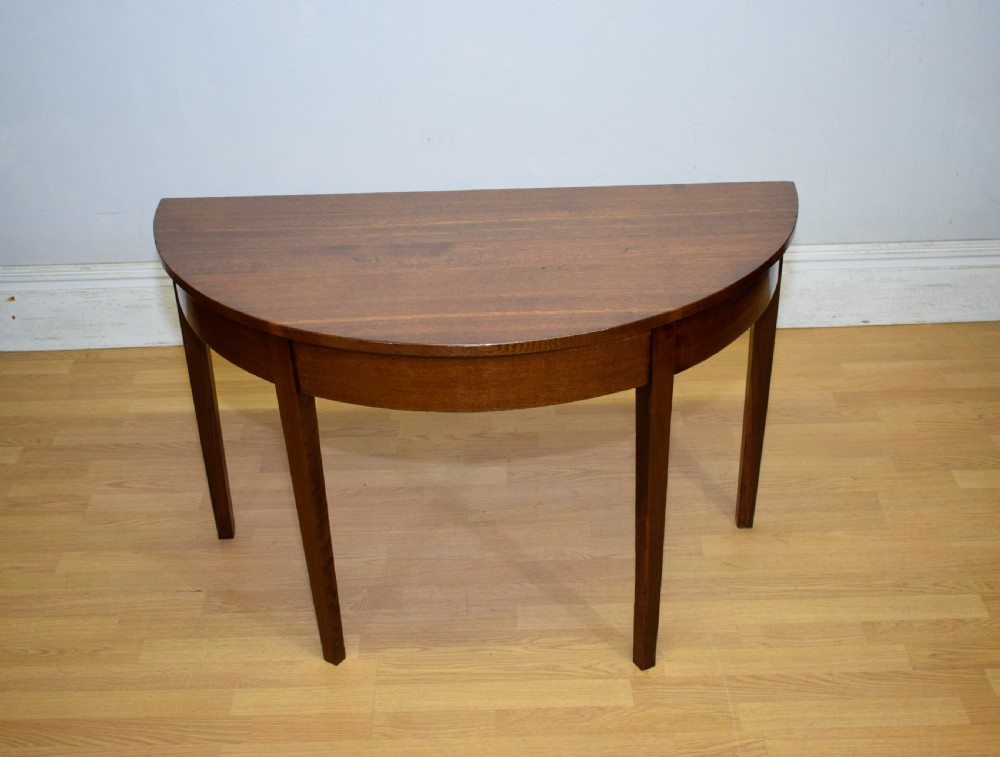 Georgian Demi Lune Console Table View II